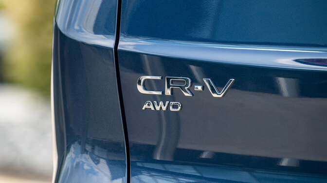 Zadná časť SUV Honda CR-V Hybrid